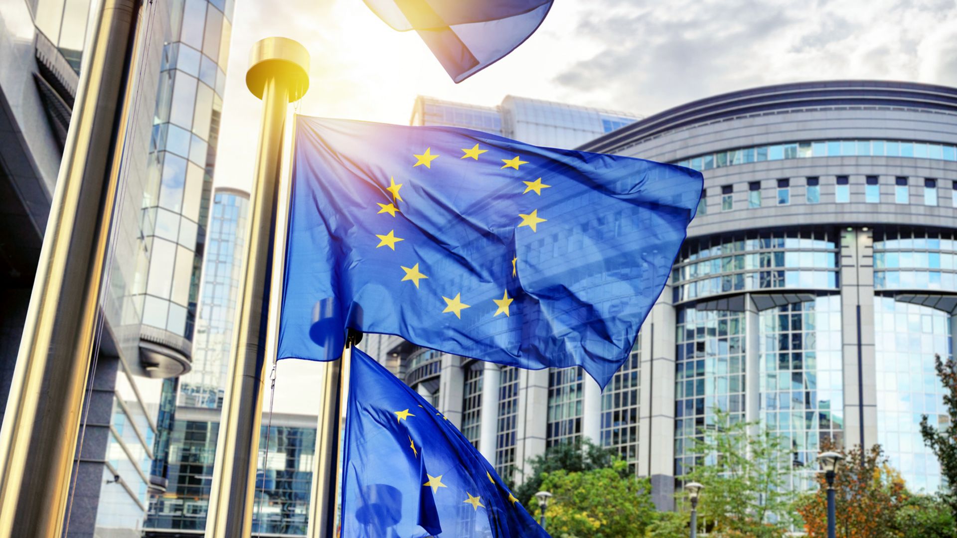 Europäische Flagge Brüssel