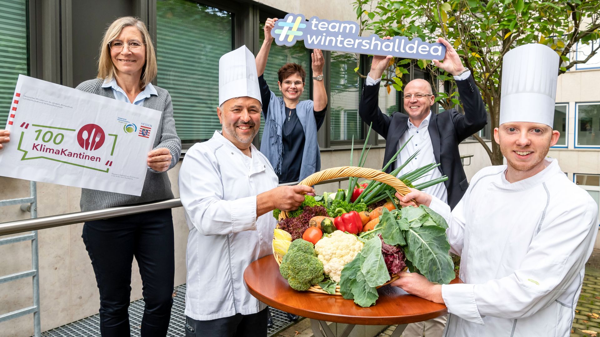 Köche, WD Mitarbeiter und gesundes Essen