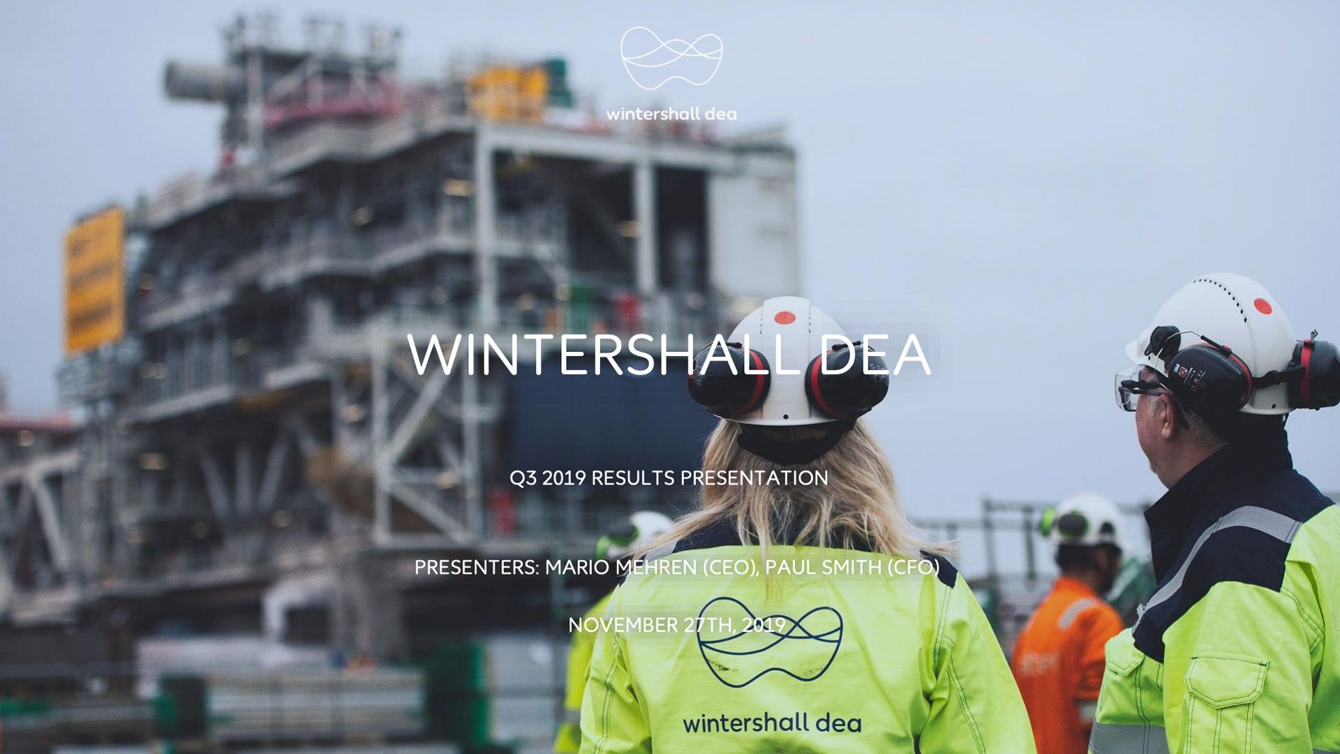 Q3 Results Video Wintershall Dea