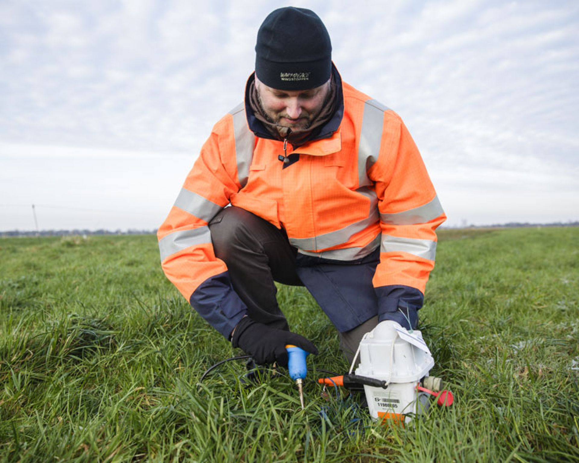 Wintershall Dea Mitarbeiter Seismikbohrung