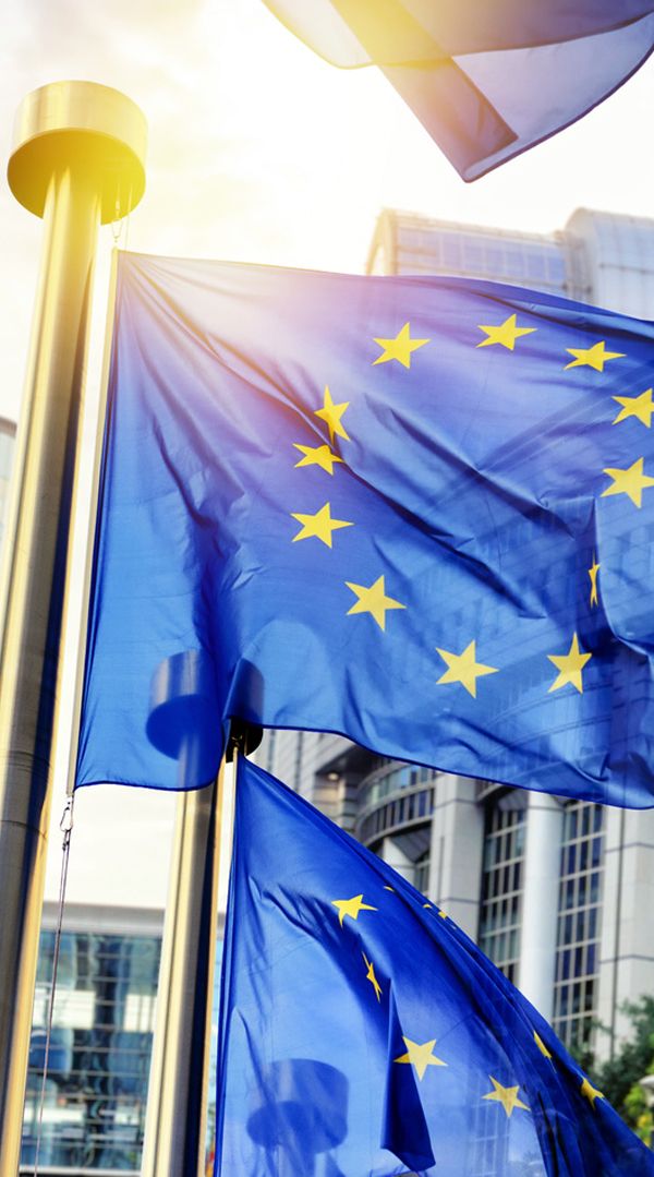 Europäische Flagge Brüssel