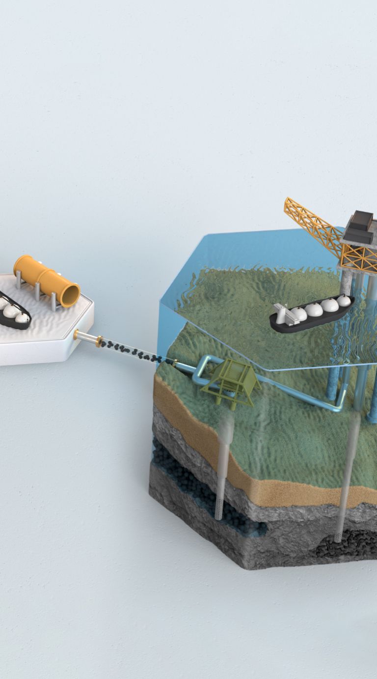 Wintershall Dea Infografik Offshore CO2 Speichereinrichtung