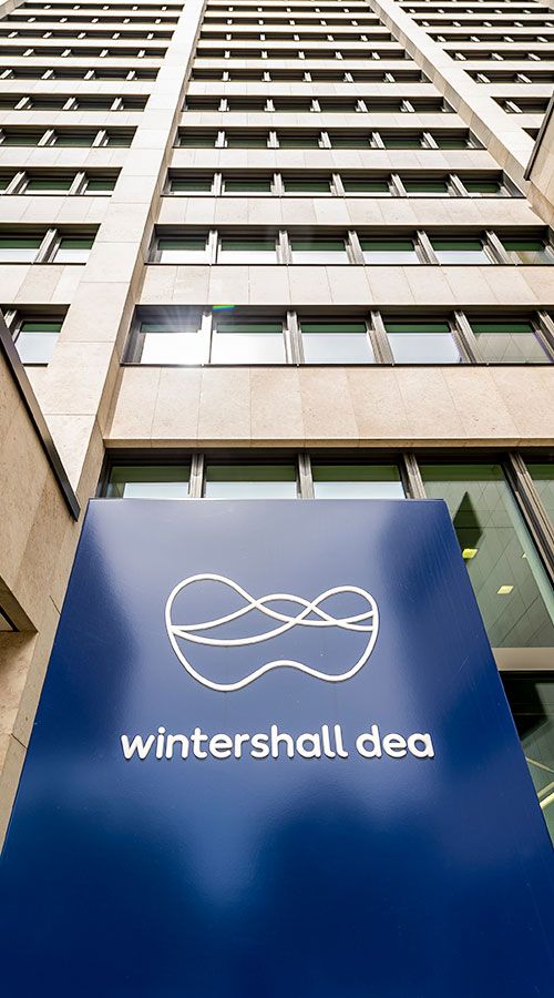 Wintershall Dea Hauptgebäude Eingang