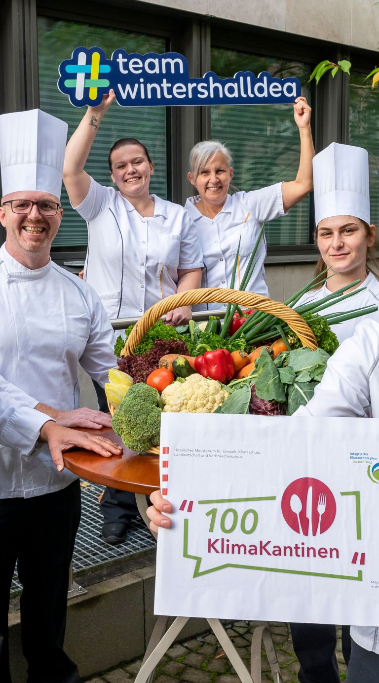 Köche, WD Mitarbeiter und gesundes Essen