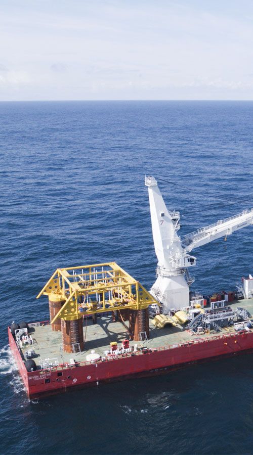 Wintershall Dea Plattform Gjøa Schiff Norwegische See