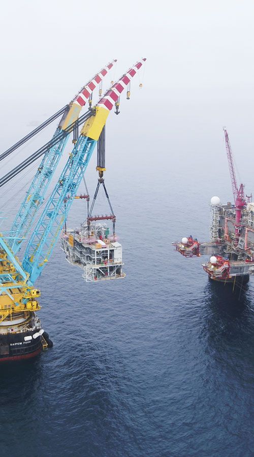 Wintershall Dea Installation Dvalin Modul Nordsee
